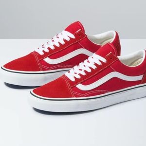 red vans women's size 9.5